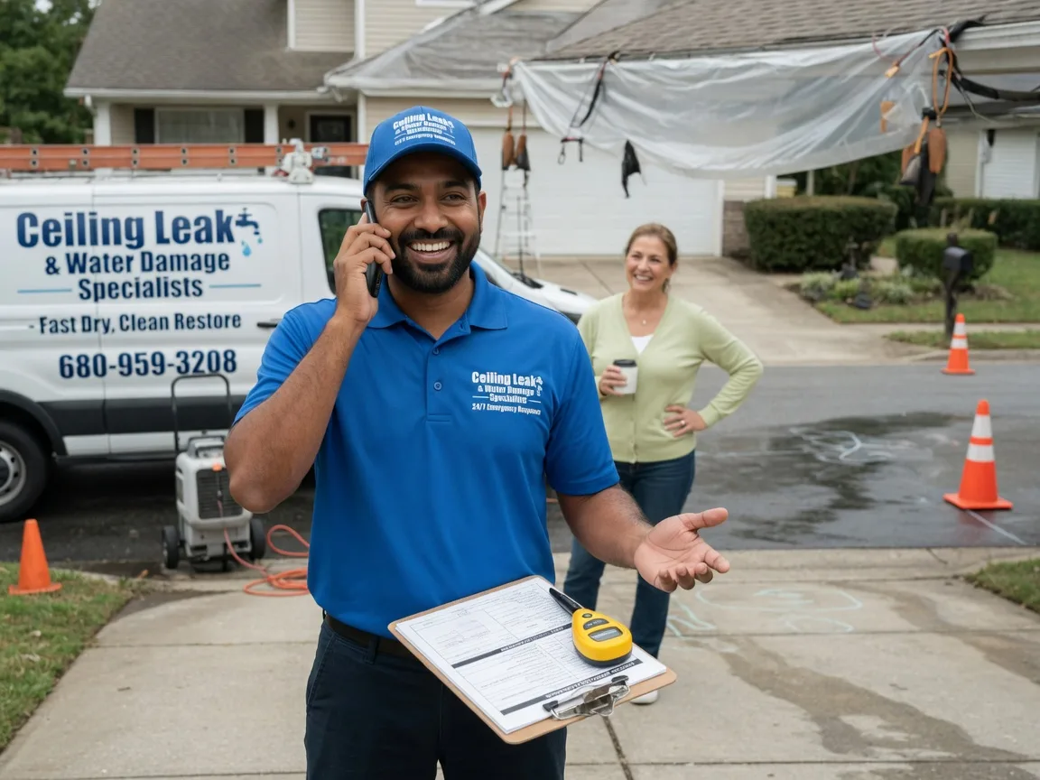 Ceiling Leak Cleanup New Providence, IA FAQs